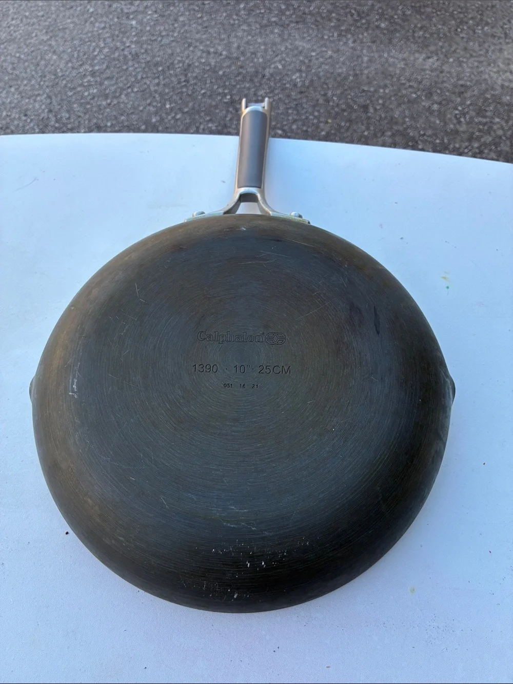 Calphalon Black Nonstick Frying Pan with Metal Handle